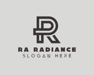 Simple Letter R  logo design