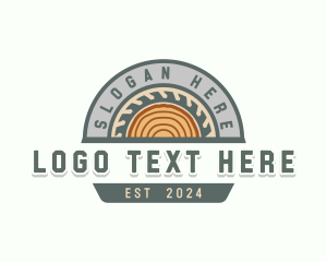 Log - Saw Woodwork Artisan logo design