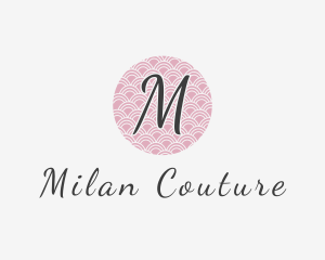 Feminine Oriental Makeup Cosmetics  logo design