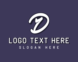 Professional - Cursive Business Studio Letter D logo design