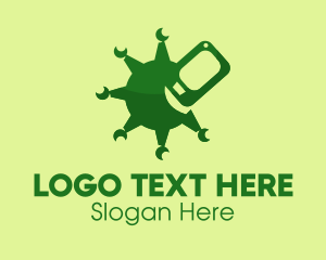 Phone - Mobile Phone Virus logo design