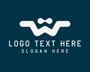 Video Game - Gaming App Letter W logo design