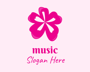 Pink Cherry Blossom Logo