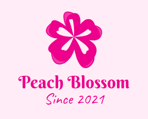 Pink Cherry Blossom logo design