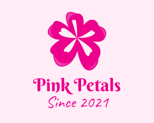 Pink Cherry Blossom logo design