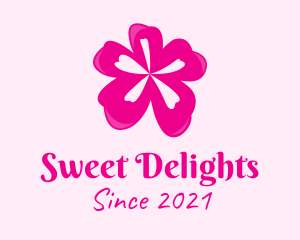 Pink Cherry Blossom logo design