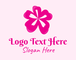 Pink Cherry Blossom Logo