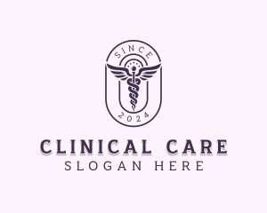 Caduceus Pharmaceutical Clinic logo design