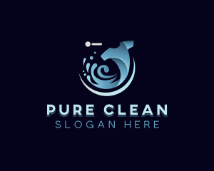 Detergent - Clothes Washer Laundromat logo design