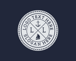 Tour - Nautical Marine Sailboat logo design