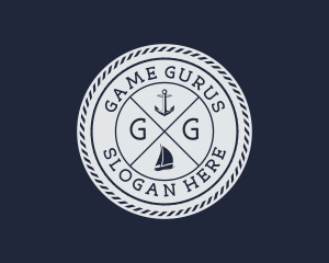 Seaman - Nautical Marine Sailboat logo design