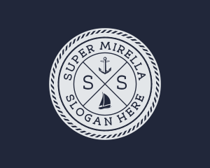 Sea - Nautical Marine Sailboat logo design