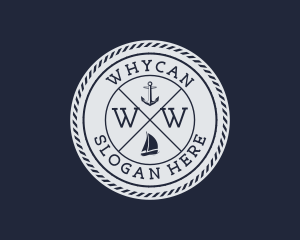 Seaman - Nautical Marine Sailboat logo design