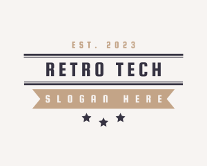 Retro Boutique Banner logo design