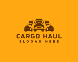 Delivery Freight Truck logo design