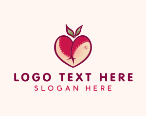 Seductive - Naughty Peach Lingerie logo design