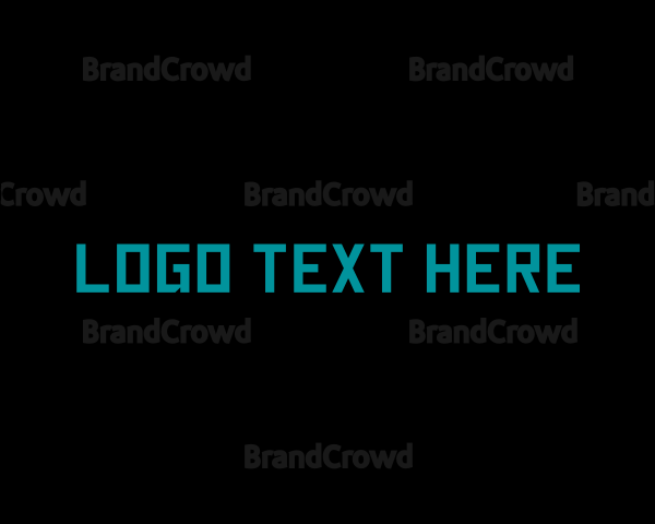 Technology Cyber Wordmark Logo