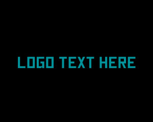 Html - Technology Cyber Wordmark logo design
