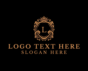 Elegant - Elegant Crown Crest logo design