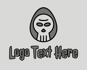 Gray Skull Egg  logo design