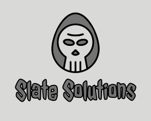 Gray Skull Egg  logo design