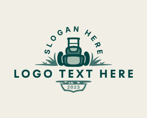 Gardening - Lawn Mower Landscaping logo design