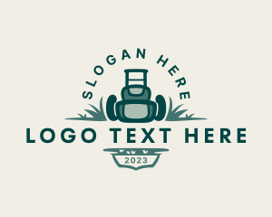 Agriculture - Lawn Mower Landscaping logo design