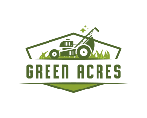 Grass Mower Farm logo design