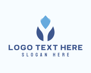 Clean - Letter Y Water Droplet logo design