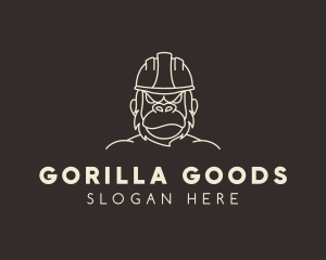 Hard Hat Gorilla logo design