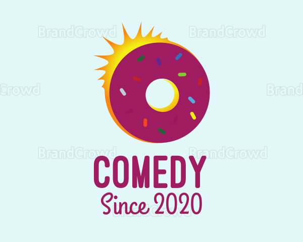 Sweet Donut Sun Logo