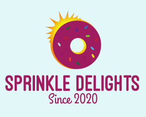 Sweet Donut Sun logo design