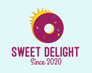 Sweet Donut Sun logo design