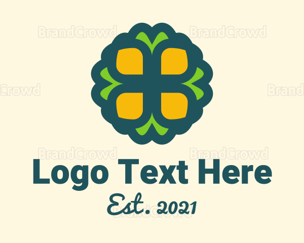 Botanical Floral Leaf Logo