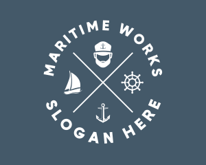 Seafarer Maritime Sailor logo design