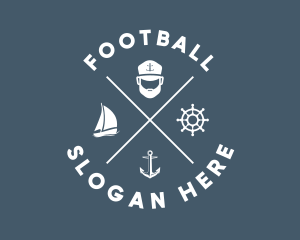 Navy - Seafarer Maritime Sailor logo design
