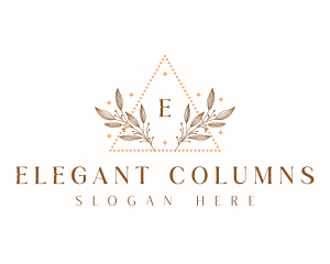 Elegant Floral Boutique logo design