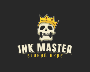 Tattooist - Regal Skull Esport logo design