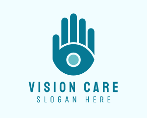 Optometrist - Eye Hand Optometrist logo design