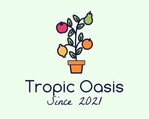 Tropic - Organic Fruit Harvest logo design