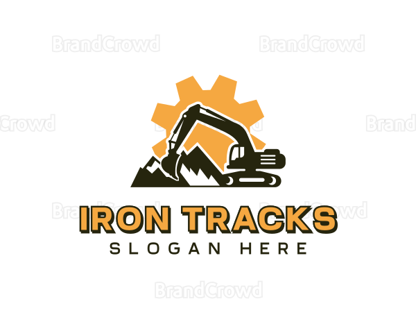 Quarry Mining Excavator Logo