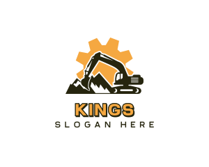 Quarry Mining Excavator Logo