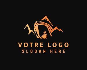 Orange Mountain Excavator Logo