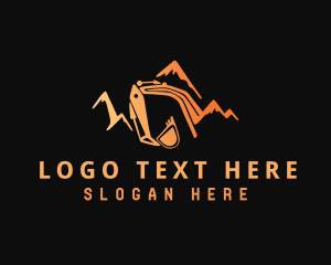 Orange Mountain Excavator Logo