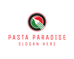 Pasta - Italian Fork Restaurant logo design
