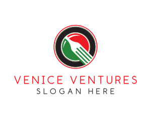 Venice - Italian Fork Restaurant logo design