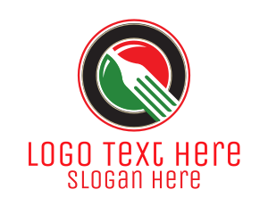 Food Blog - Italian Fork Restaurant logo design