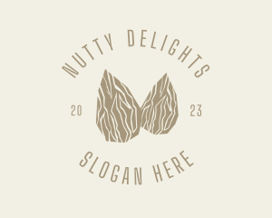 Delicious Almond Nuts logo design