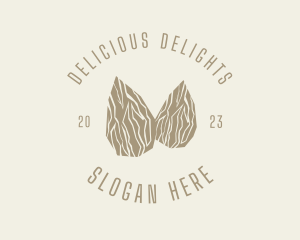 Delicious Almond Nuts logo design