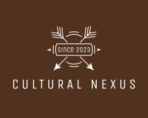 Culture - Hipster Tribal Arrow logo design